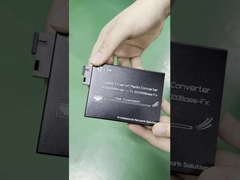 تبدیل کننده رسانه ای گیگابیت اترنت با فیبر چند حالت و تک حالت