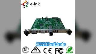 4K DVI to Fiber Extender 10G SFP+ Rack Mount