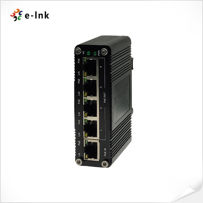 Industrial 1-Port PoE+ to 4-Port PoE Gigabit Extender 100m–400m Range