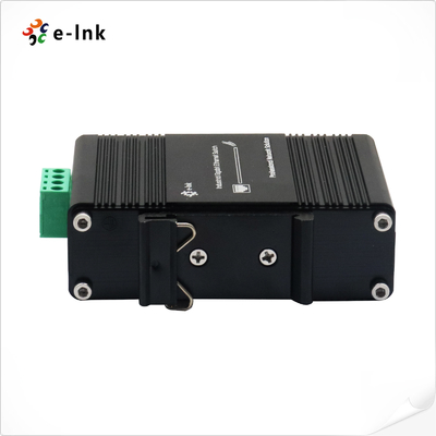 12-48VDC 30W PoE Media Converter DIN Rail With 100/1000M SFP Port