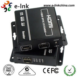 6 Gbps/Color Bit Rates HDMI Over Fiber Optic Extender , Hdmi To Optical Audio Converter