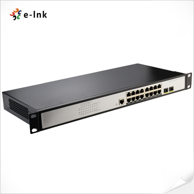 L2 Managed Switch with 16-Port 10/100/1000T 802.3at PoE and 2-Port 100/1000X SFP