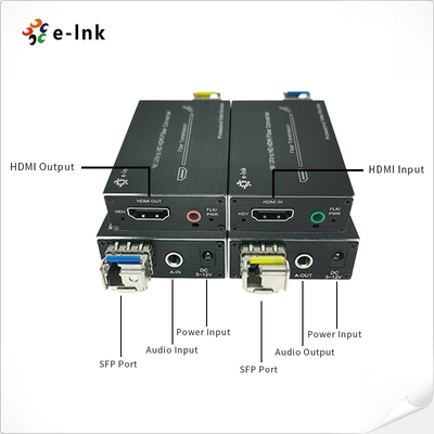 4K HDMI Fiber Extender Up to 80km via Single Optical Fiber Lossless Transmission