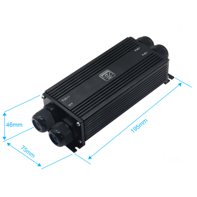 IP67 Rugged Gigabit PoE Extender 1 In 3 Out + SFP 90W 400m