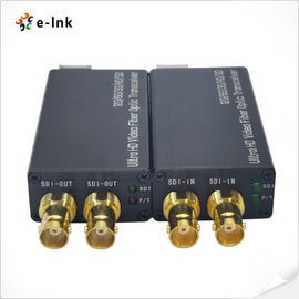 Dual Fiber Connector 20K 24G SDI To Optical Fiber Converter