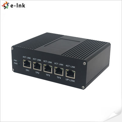 5 Fast Port Din Rail Mount Ethernet Switch Unmanaged , Industrial PoE Switch