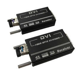 1.4K EDID Manual DVI Video To Fiber Converter Mini 4K X 2K Single Mode 2 Years Warranty