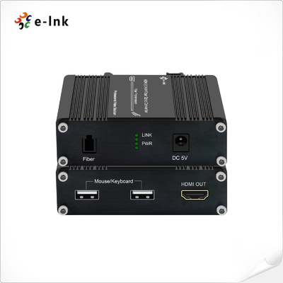 مینی 4K / 60Hz HDMI 2.0 KVM USB بیش از فایبر نوری Extender
