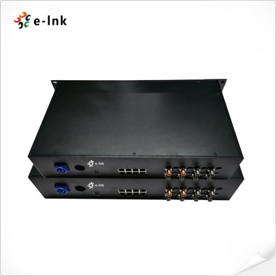 8Ch گیگابیت PoE + 6Ch جلو 3G-SDI + 2Ch عقب 3G-SDI فایبر نوری