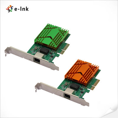 کارت شبکه 10G PCIe با سرعت بالا با کابل های 2.5G / 5G / 10G از طریق Cat 5e / 6a