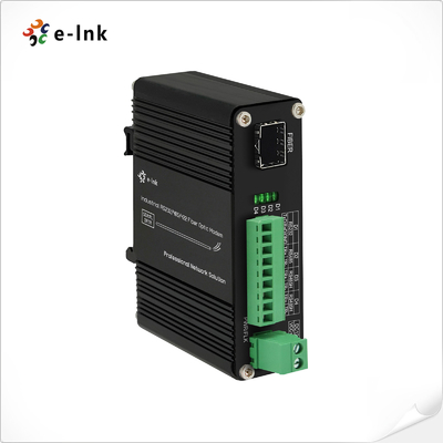 RS232/RS485/RS422 سریال صنعتی SFP فیبر نوری مودم دین ریل
