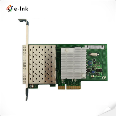 کارت شبکه Intel 82580EB با چهار پورت SFP، PCIe X4، آماده‌سازی مجازی‌سازی