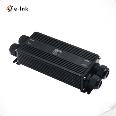 IP67 Gigabit PoE Extender 1 در 3 Out + SFP 90W 400m