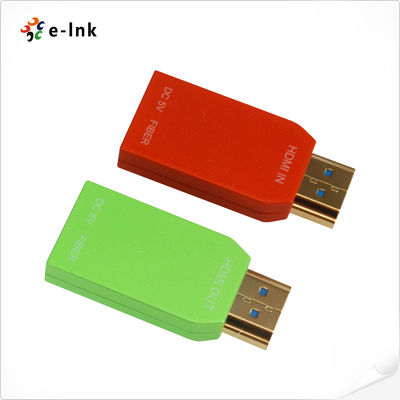 مینی 4K / 60Hz HDMI2.0 بیش از تک هسته ای Multimode Fiber Optic Extender
