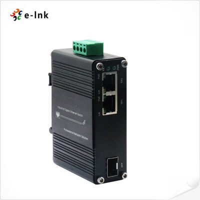 مبدل رسانه ای صنعتی PoE+ دو پورت با تقویت کننده ولتاژ خورشیدی فیبر 10G، ورودی 12-48 ولت را پشتیبانی می کند و توان 60 وات PoE+ را برای شبکه های پر تقاضا ارائه می دهد.