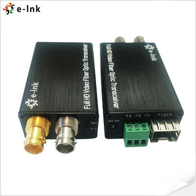 توسعه دهنده Mini 3G / HD-SDI به فیبر مبدل با عملکرد Tally یا RS485 Data