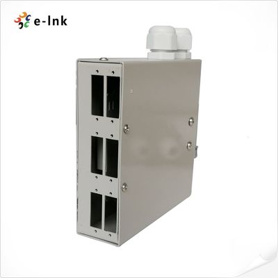 LC Quadruplex FC SC Fiber Splice Box 6 Ports نقاشی الکترواستاتیک